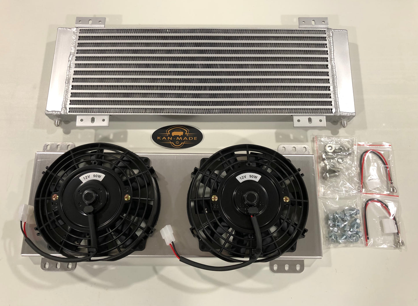 Dual Fan and Shroud Kit with Huron Speed Silver Series Cooler