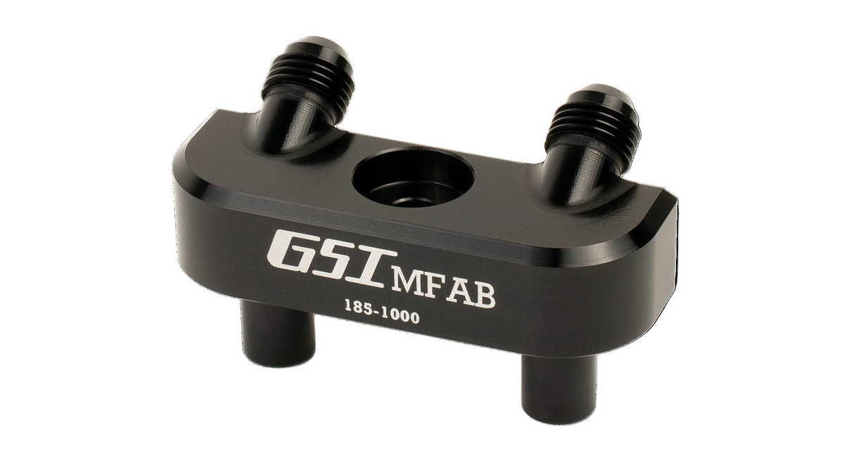 6AN Transmission Cooler Line Adapter for 6L80, 6L90, 8L90, 10L80, and 10L90 (45° Angle)