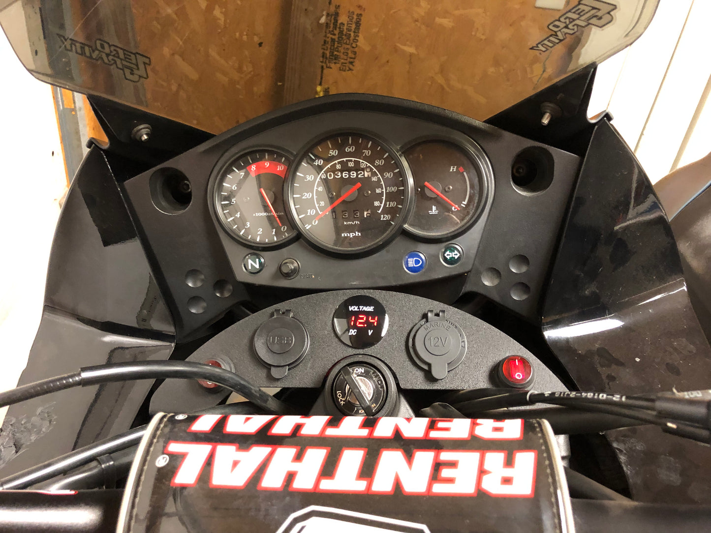 klr650 dash