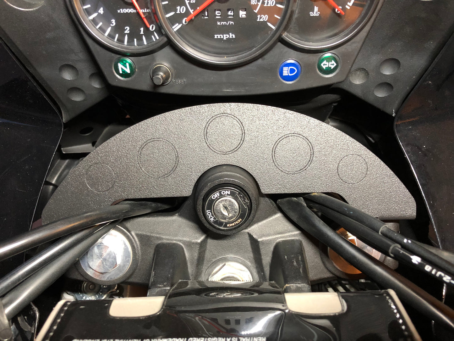 Kawasaki KLR 650 Lower Dash Bracket